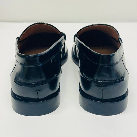 Madewell Penny Loafer In Leather True Black Size 9.5 New In Box - Picture 6 of 10